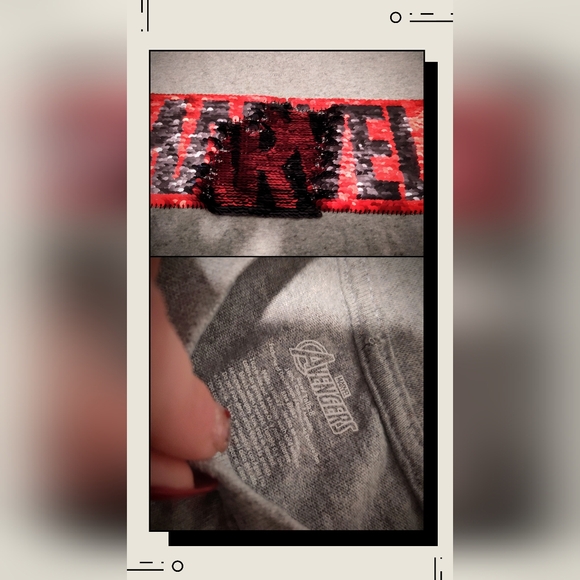 Marvel Comics Reversible Sequin Top ★ Unisex - Picture 3 of 3